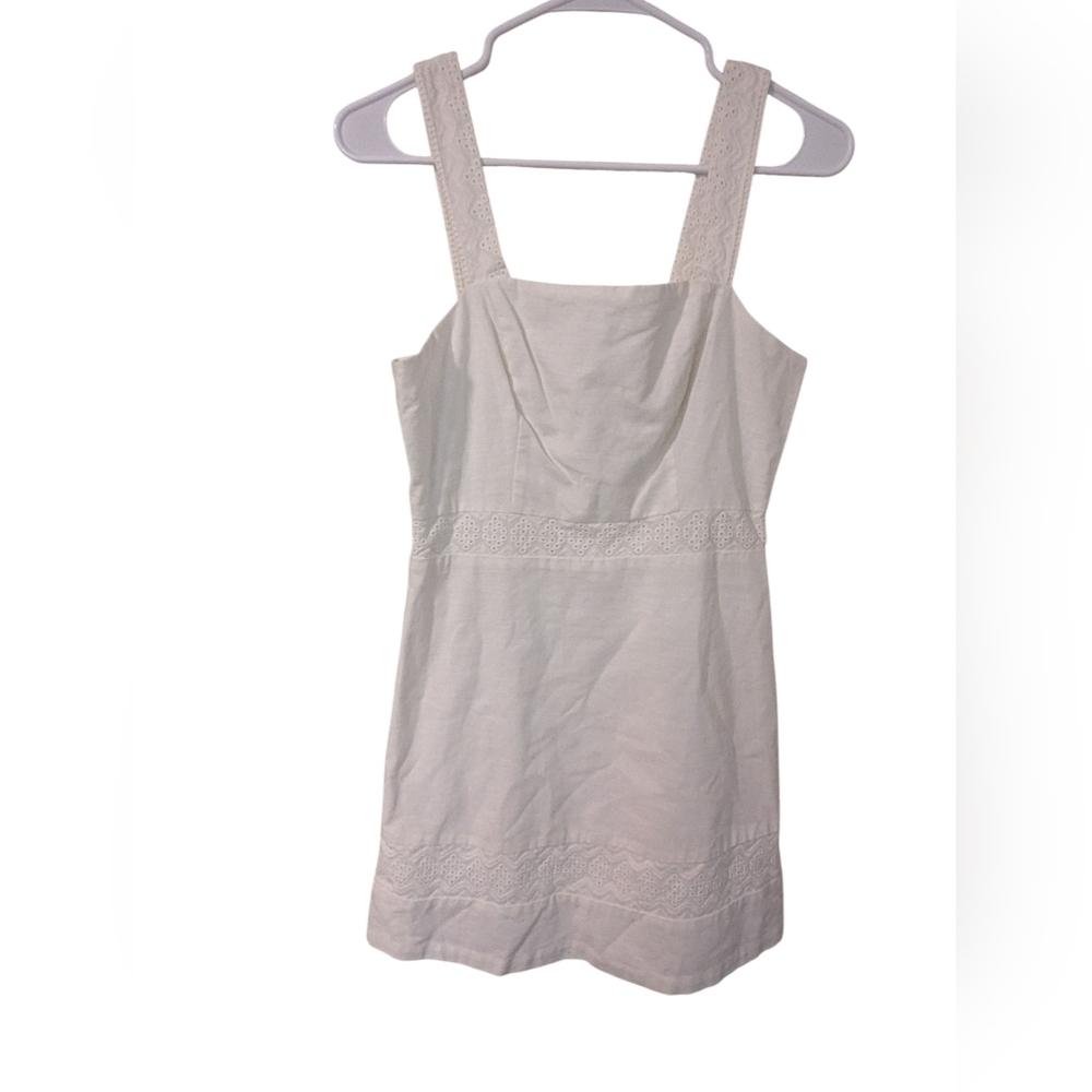 Copper Key ,White Sleeveless Dress,Size S